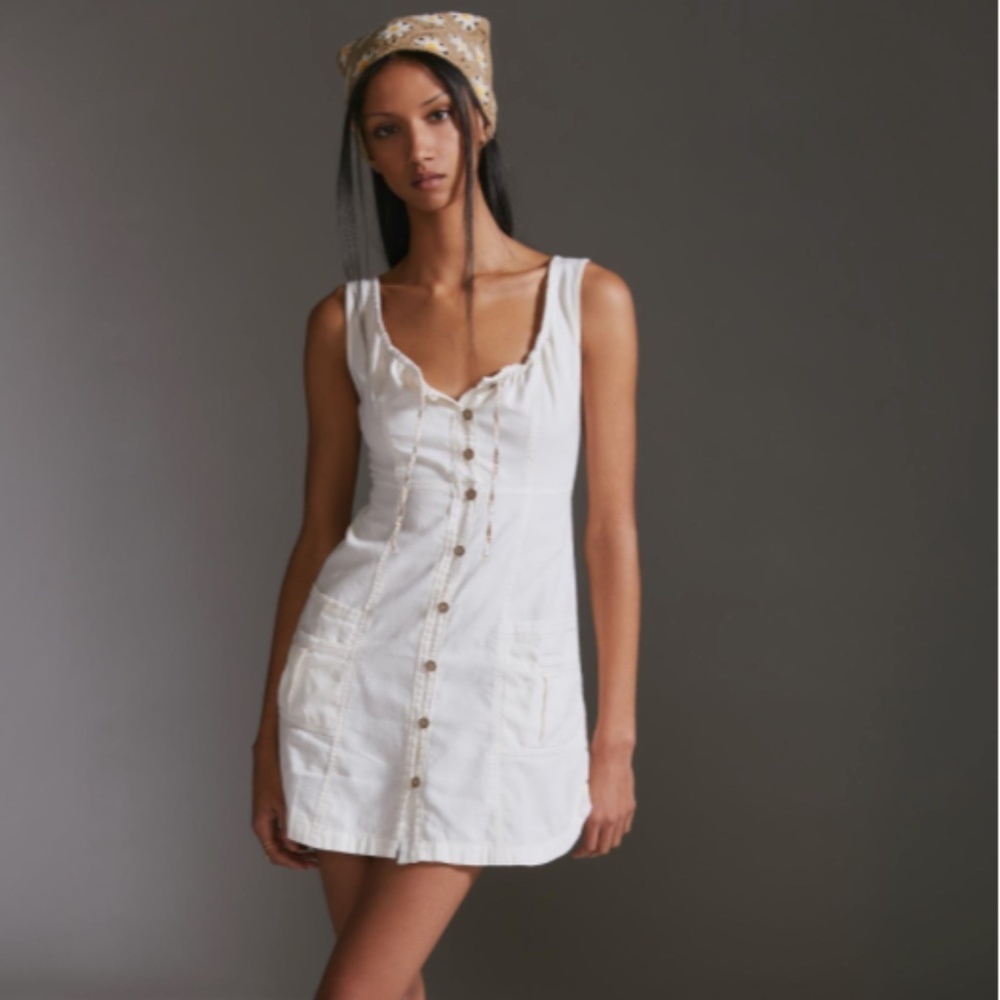 Anthropologie Pilcro Button-Down Mini Dress